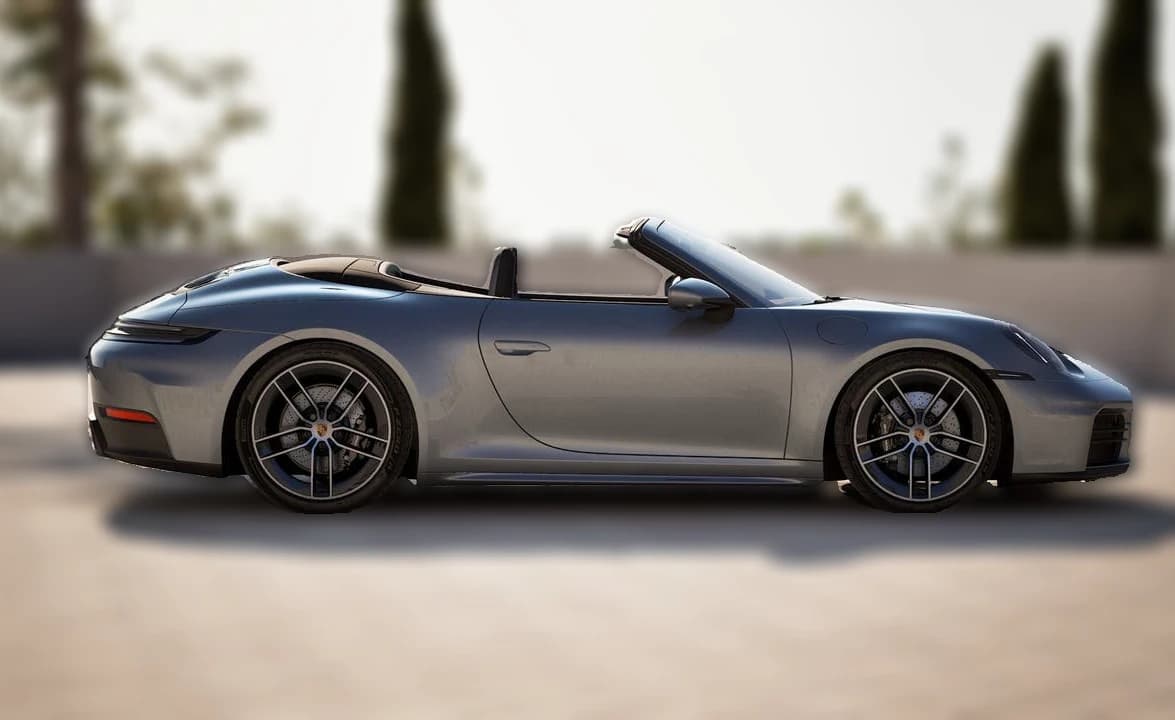 Porsche 911 Carrera T Cabriolet 2027 — side view