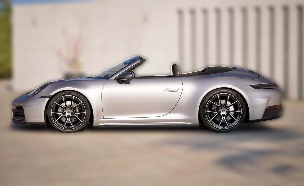 Porsche 911 Carrera T Cabriolet 2027 — side view