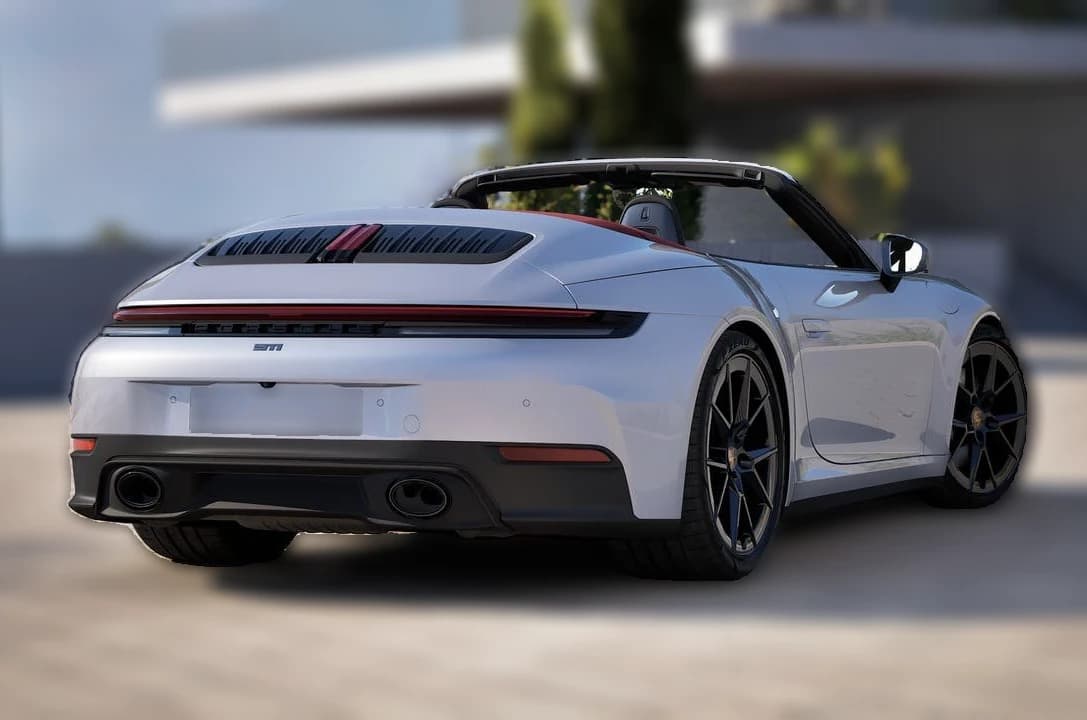 Porsche 911 Carrera T Cabriolet 2027 — side view