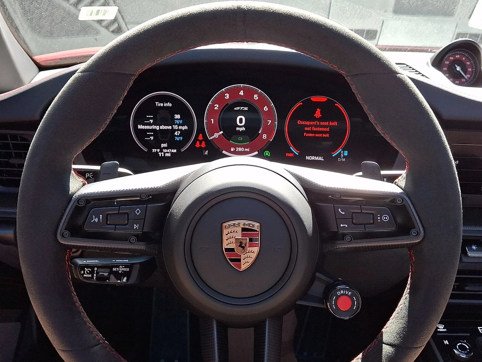 Porsche 911 Carrera 4 GTS Cabriolet 2026 — side view