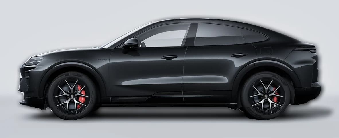 Porsche Cayenne Turbo Electric Coupe AWD 2026 — side view