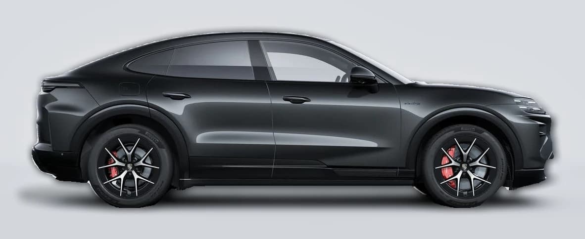 Porsche Cayenne Turbo Electric Coupe AWD 2026 — side view