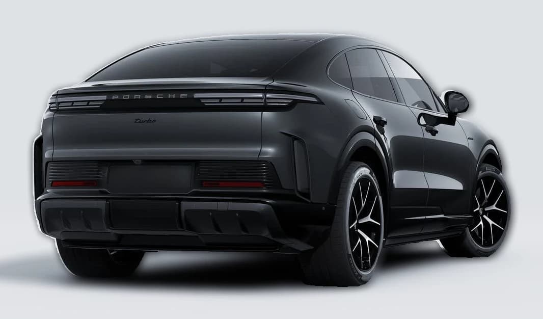 Porsche Cayenne Turbo Electric Coupe AWD 2026 — side view
