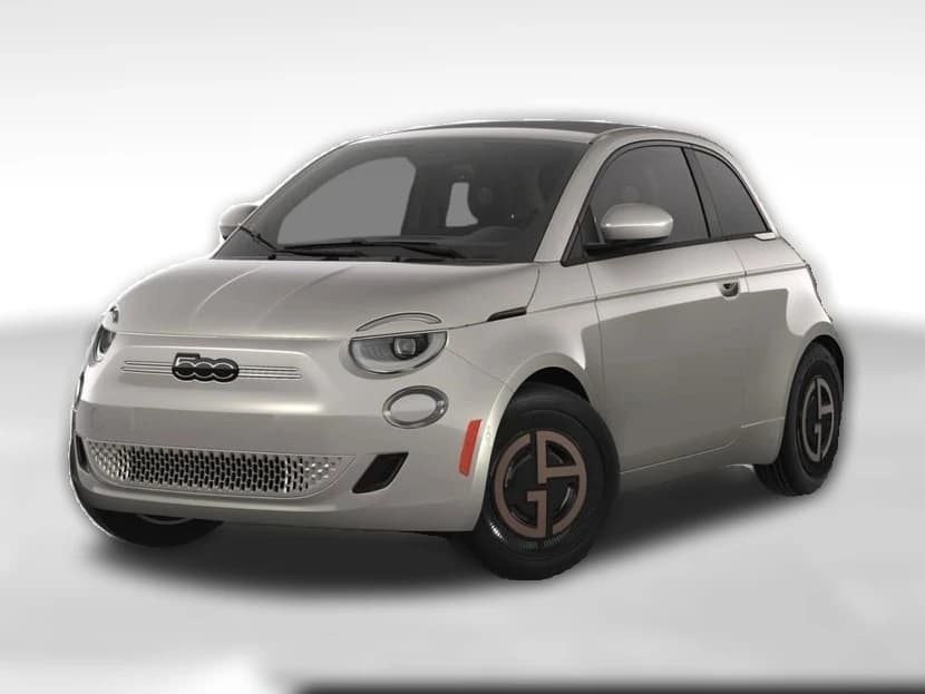 FIAT 500e Giorgio Armani FWD 2025 — side view