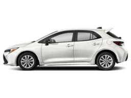 Toyota Corolla Hatchback SE CVT (Natl) 2027 — side view