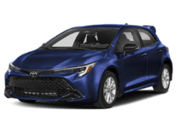Toyota Corolla Hatchback SE CVT (Natl) 2027 — front view