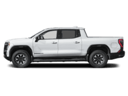 GMC Sierra EV Extended Range AT4 e4WD Crew Cab 2026 — side view
