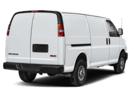 GMC Savana Cargo Van Work Van RWD 2500 135" 2026 — rear view