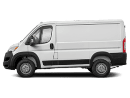 Ram ProMaster Cargo Van Tradesman 1500 Low Roof 136" WB w/Pass Seat 2026 — side view
