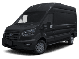 Ford E-Transit Cargo Van Base T-350 148" Hi Rf 9500 GVWR RWD 2026 — front view
