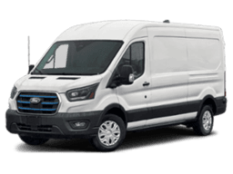 Ford E-Transit Cargo Van Base T-350 148" Med Rf 9500 GVWR RWD 2026 — front view