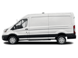 Ford E-Transit Cargo Van Base T-350 148" Med Rf 9500 GVWR RWD 2026 — side view