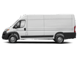 Ram ProMaster Cargo Van Tradesman 3500 High Roof 159" WB EXT w/Pass Seat 2025 — side view