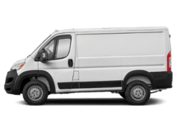 Ram ProMaster Cargo Van Tradesman 1500 Low Roof 118" WB w/Pass Seat 2026 — side view