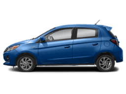Mitsubishi Mirage ES CVT 2024 — side view