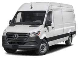 Mercedes-Benz eSprinter Cargo Van High Roof 2500 High Roof 170" RWD 2025 — front view