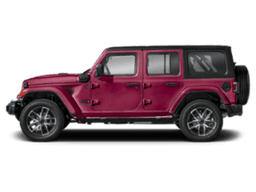 Jeep Wrangler 4xe Sahara 4x4 2024 — side view