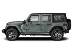 Jeep Wrangler 4xe Sahara 4x4 2024 — side view