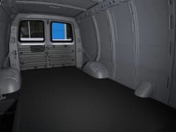 GMC Savana Cargo Van Work Van RWD 2500 135" 2025 — side view