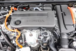 Honda Civic Sedan Hybrid Sport Touring CVT 2026 — side view