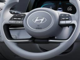 Hyundai Elantra Hybrid Blue Sedan 2026 — side view