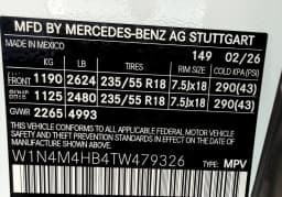Mercedes-Benz GLB GLB 250 4MATIC SUV 2026 — side view